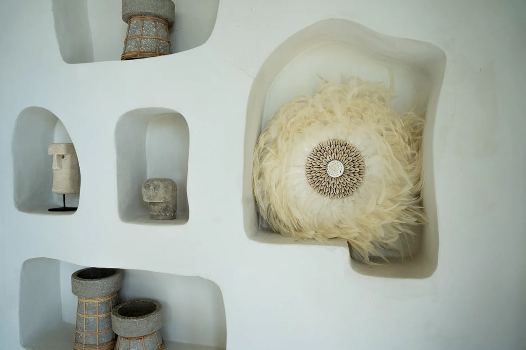 De Coastal Juju Muurdecoratie - Wit - L - Wanddecoratie - Bazar Bizar - livinglovely.nl