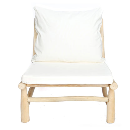 De Island Eenzit - Naturel Wit - Outdoor loungestoel - Bazar Bizar - livinglovely.nl