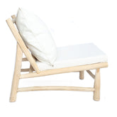 De Island Eenzit - Naturel Wit - Outdoor loungestoel - Bazar Bizar - livinglovely.nl