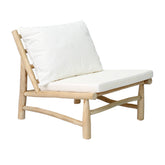 De Island Eenzit - Naturel Wit - Outdoor loungestoel - Bazar Bizar - livinglovely.nl