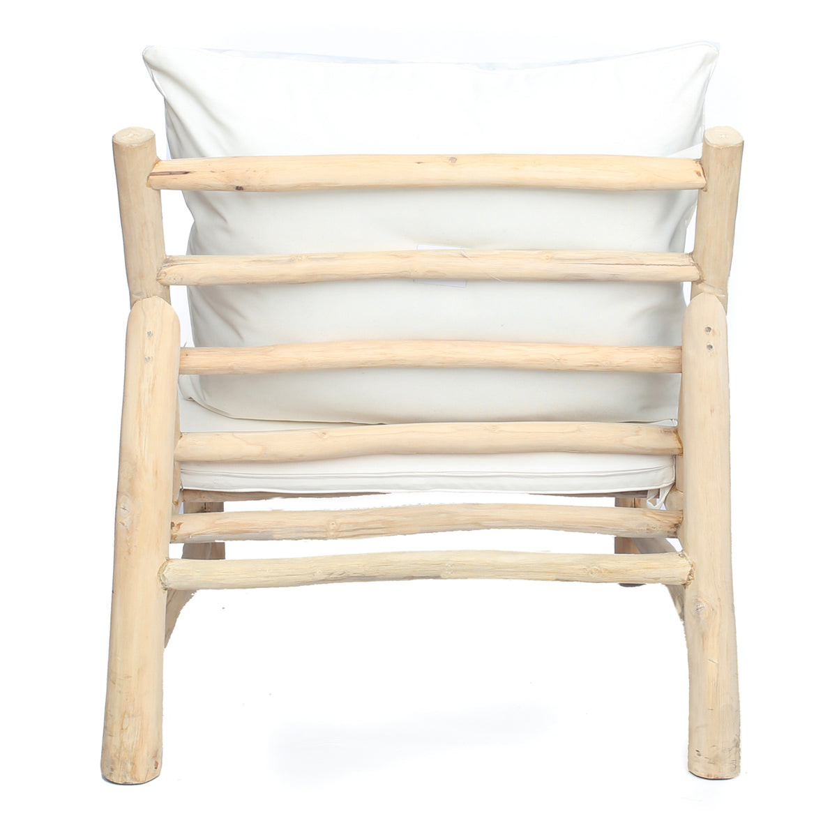 De Island Eenzit - Naturel Wit - Outdoor loungestoel - Bazar Bizar - livinglovely.nl