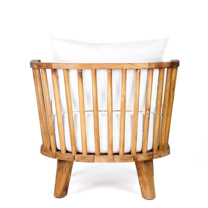De Malawi Eenzitter - Naturel Wit - - Bazar Bizar - livinglovely.nl