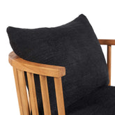 De Malawi Eenzitter - Naturel Zwart - Outdoor loungestoel - Bazar Bizar - livinglovely.nl