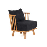 De Malawi Eenzitter - Naturel Zwart - Outdoor loungestoel - Bazar Bizar - livinglovely.nl