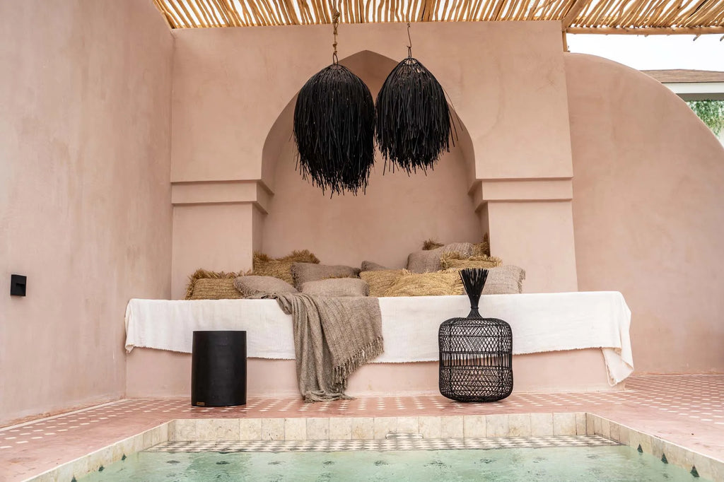 De Tribe Kruk - Naturel Zwart - Kruk - Bazar Bizar - livinglovely.nl