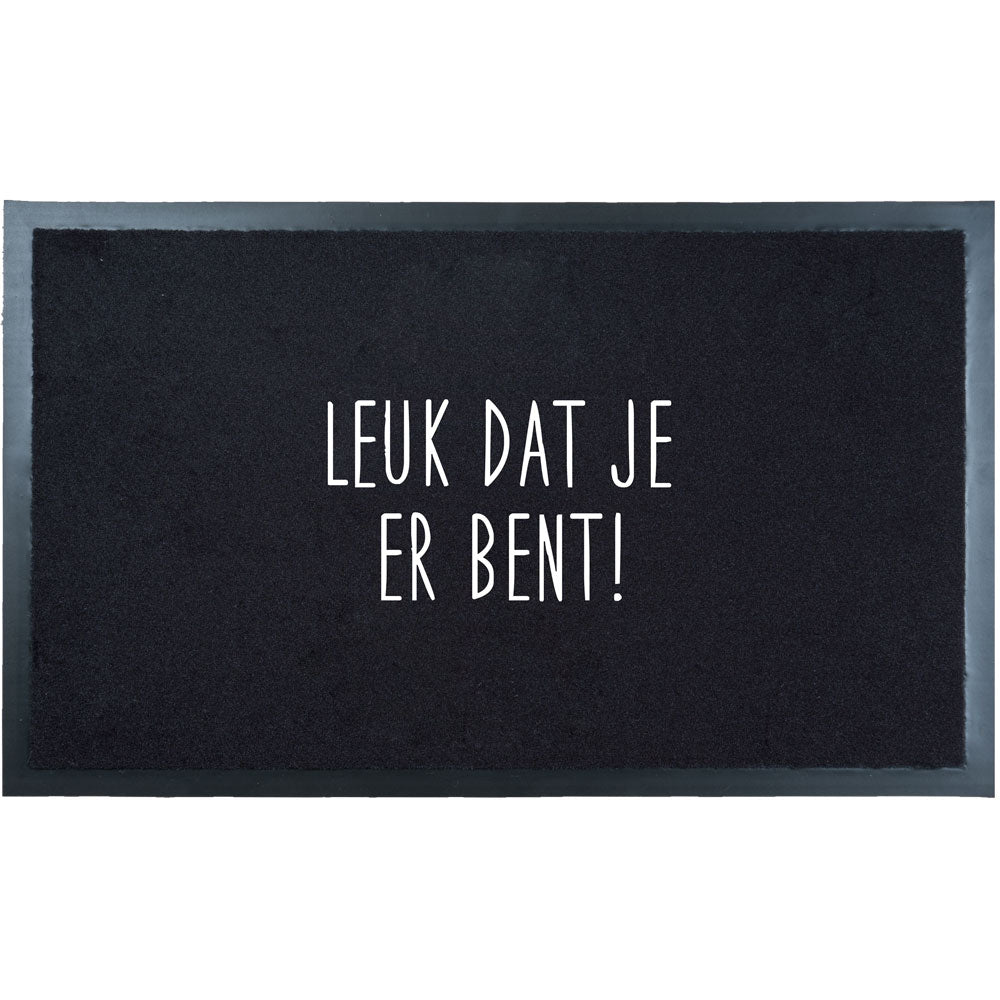 Deurmat Leuk-Dat-Je-Er-Bent Veer Carpets - Deurmat - Veer Carpets - livinglovely.nl