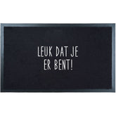 Deurmat Leuk-Dat-Je-Er-Bent Veer Carpets - Deurmat - Veer Carpets - livinglovely.nl