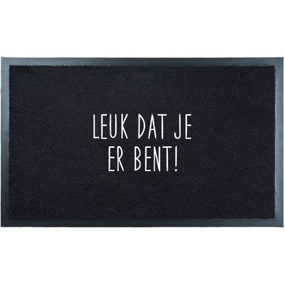 Deurmat Leuk-Dat-Je-Er-Bent Veer Carpets - Deurmat - Veer Carpets - livinglovely.nl