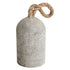 Deurstopper Beton Grijs Met Touw van Raw Materials, betonnen deurstopper in grijs met naturel touw aan de bovenkant