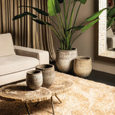 Donnie Beige Keramische Potten Set van 4 PTMD - Pot - PTMD - livinglovely.nl