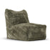 Doodle Lounge SeatXL Desert van Laui Lounge, groengrijze loungestoel van zachte furry stof