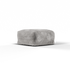 Laui Lounge Doodle Square Pouf Light Grey, lichtgrijze poef van 68x68 cm met doodle print