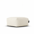 Laui Lounge Doodle Square Pouf White Cream, gebroken witte poef van 68x68 cm met print
