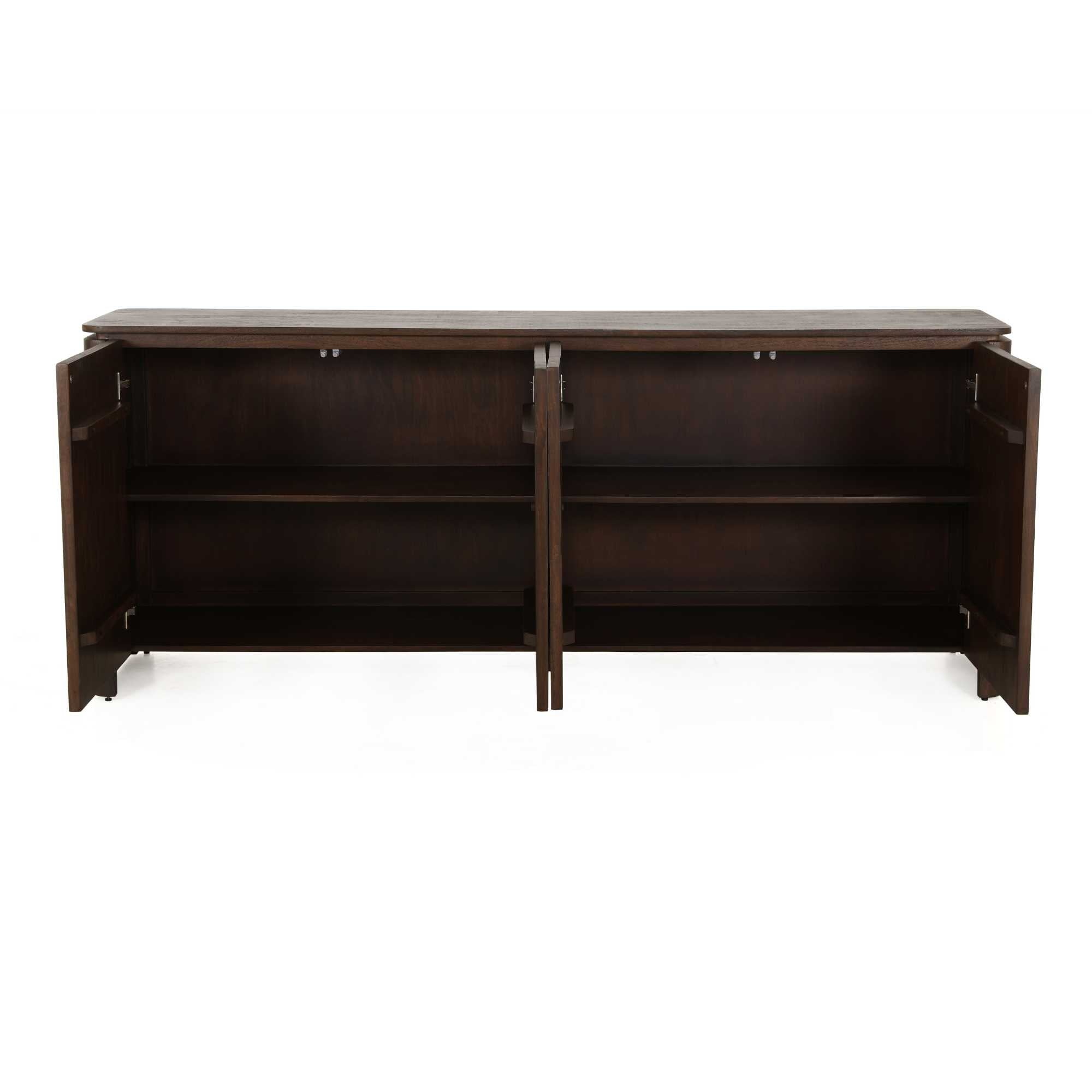 Dressoir Dallas Bruin 210 cm van Starfurn, massief mangohout