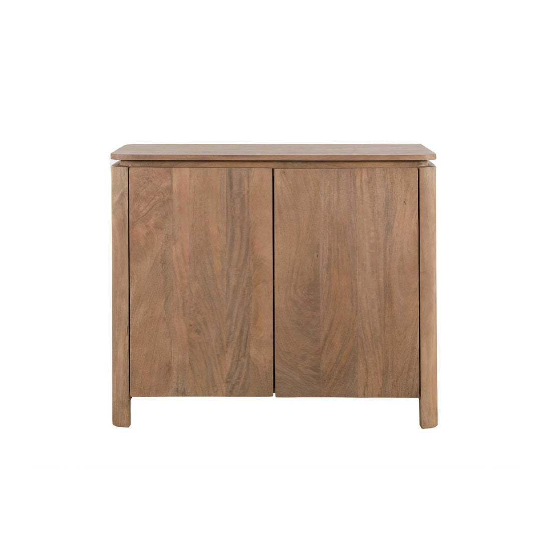 Dressoir Dallas Mangohout Naturel 100cm van Starfurn met twee deuren