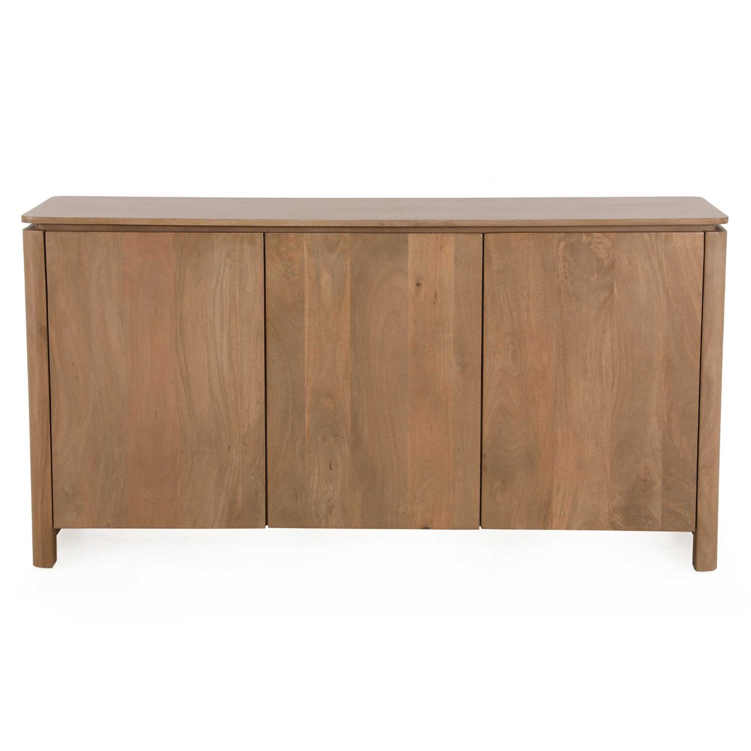 Dressoir Dallas van Starfurn in naturel mangohout, 165 cm breed en 85 cm hoog