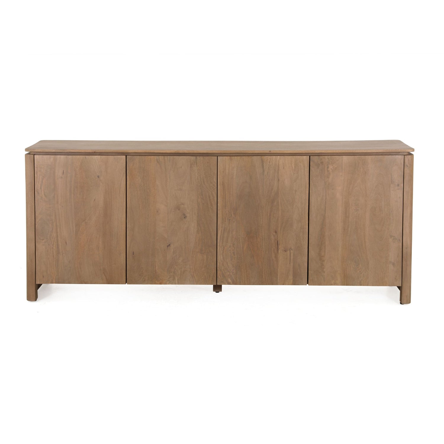 Dressoir Dallas van Starfurn in naturel mangohout, 210 cm breed en 85 cm hoog