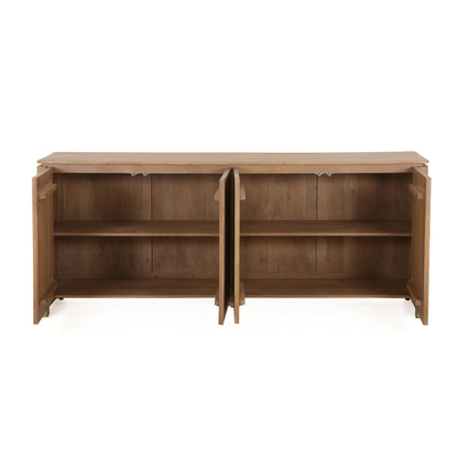 Dressoir Dallas Naturel 210cm van Starfurn, handgemaakt van mangohout