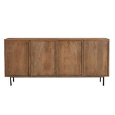 Dressoir Elan 180cm in pecan mangohout, L180cm x B40cm x H82cm