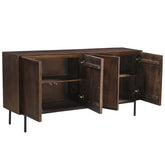 Ravenstein dressoir van Livingfurn in Chestnut, 180cm breed