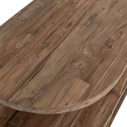 Rush dressoir naturel teakhout zijaanzicht MUST Living