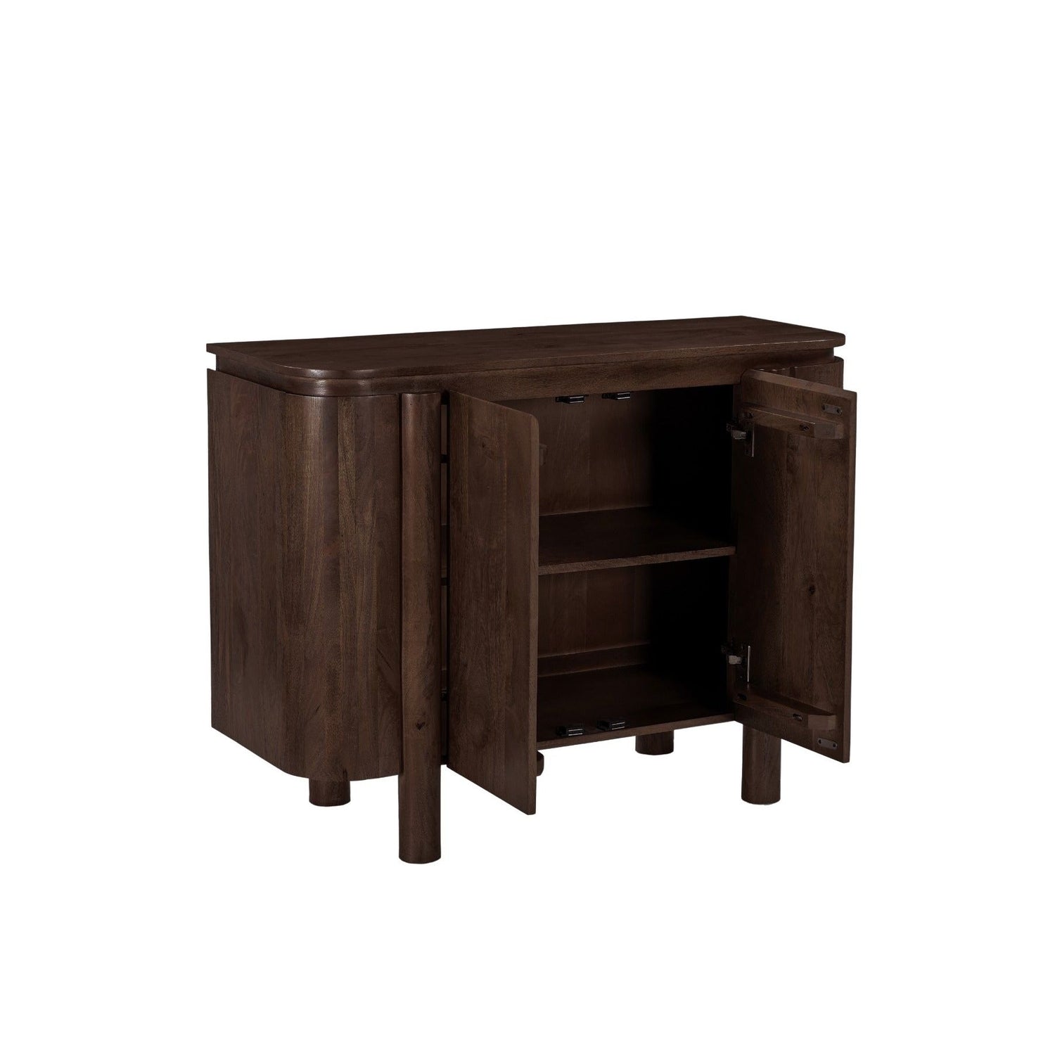 Dressoir Salano chestnut met geopende deuren