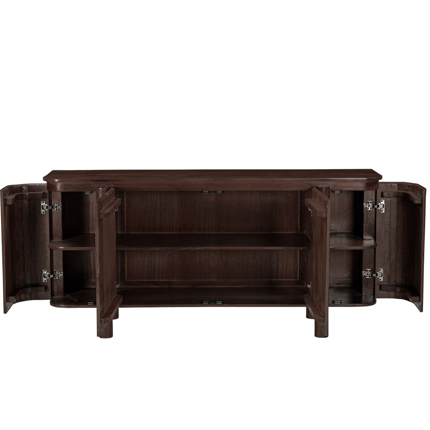 Dressoir Salano chestnut met geopende deuren