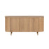Dressoir Tobago van Livingfurn in naturel eiken, 170 cm breed met vier deuren