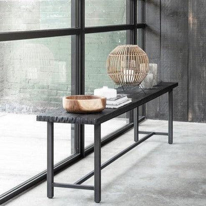 DTP Home Eetkamerbank Timeless Black Beam 240cm - Eetkamerbank - DTP Home - livinglovely.nl