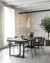 DTP Home Eettafel Criss Cross 200cm - Eetkamertafel - DTP Home - livinglovely.nl