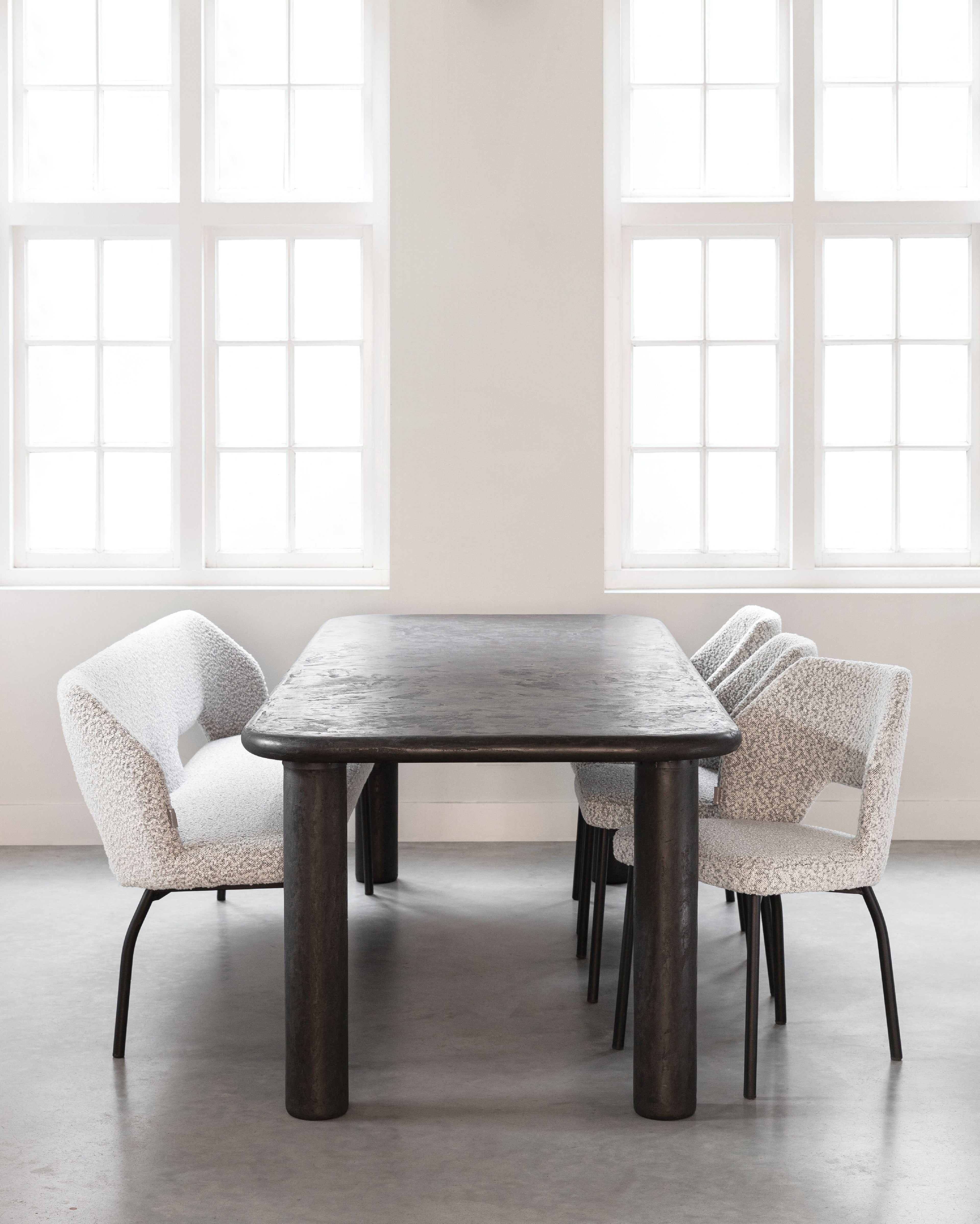 DTP Home Scala Eettafel Rechthoek Clio Pepper 260cm - Eetkamertafel - DTP Home - livinglovely.nl
