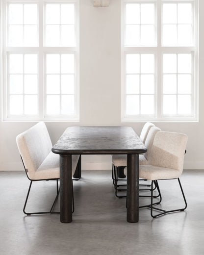 DTP Home Scala Eettafel Rechthoek Clio Pepper 260cm - Eetkamertafel - DTP Home - livinglovely.nl