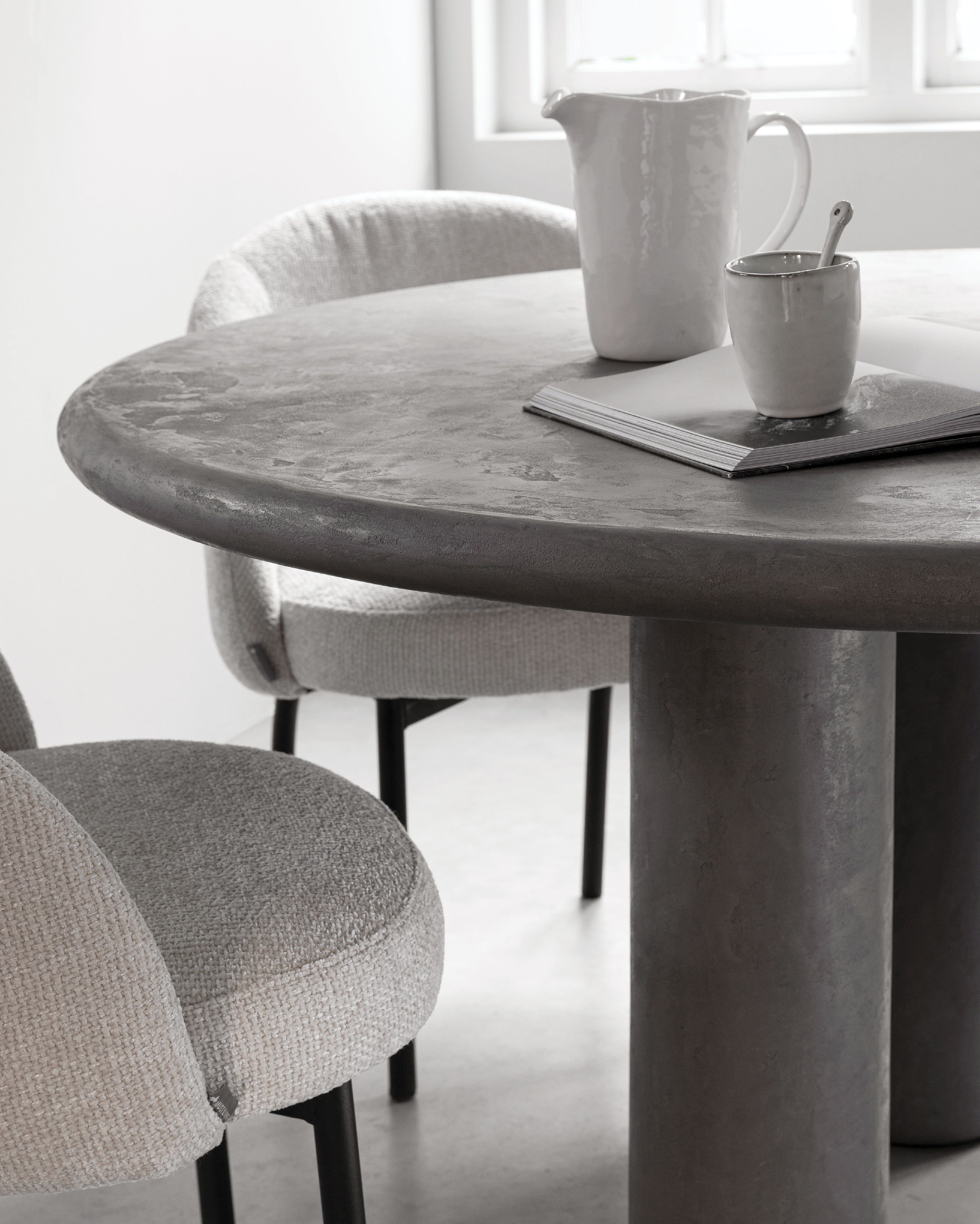 DTP Home Scala Eettafel Rond Clio Dusk Ø140cm - Eetkamertafel - DTP Home - livinglovely.nl