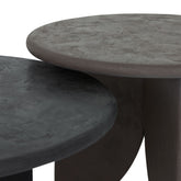 DTP Home Scala Salontafel Melo Earth Fudge / Pepper Set van 2 - Salontafel - DTP Home - livinglovely.nl