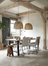 DTP Home Timber Eettafel 225cm - Eetkamertafel - DTP Home - livinglovely.nl
