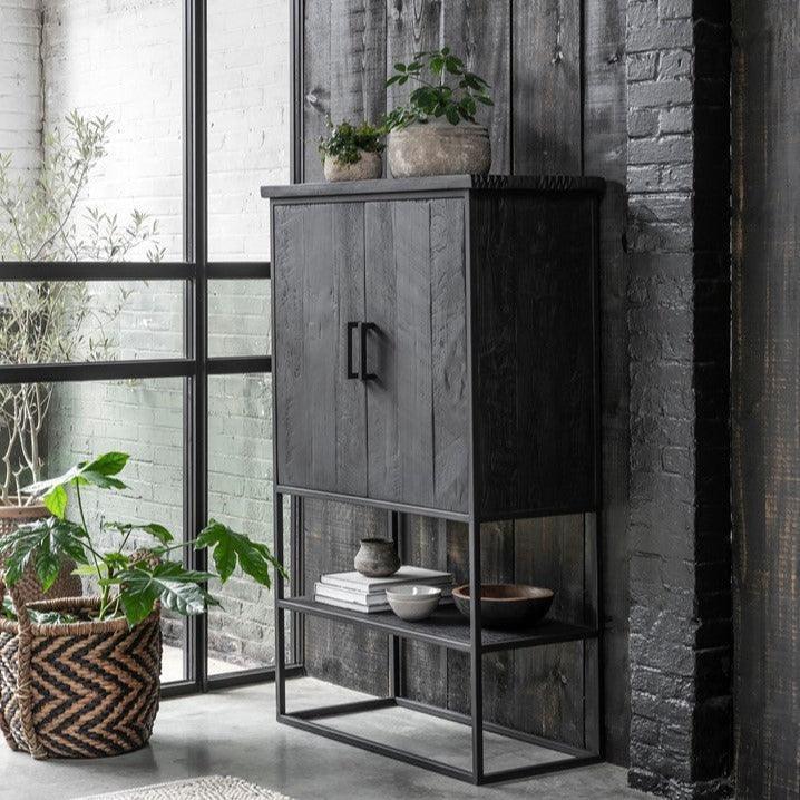 DTP Home Timeless Black Bergkast Beam Small 140cm - Bergkast - DTP Home - livinglovely.nl