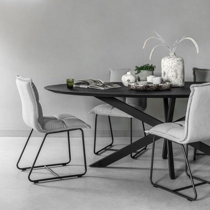 DTP Home Timeless black Eettafel Shape Ovaal 280cm - Eetkamertafel - DTP Home - livinglovely.nl