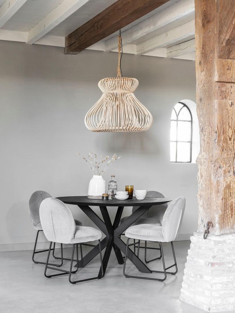 DTP Home Timeless Black Eettafel Shape Rond 150cm - Eetkamertafel - DTP Home - livinglovely.nl