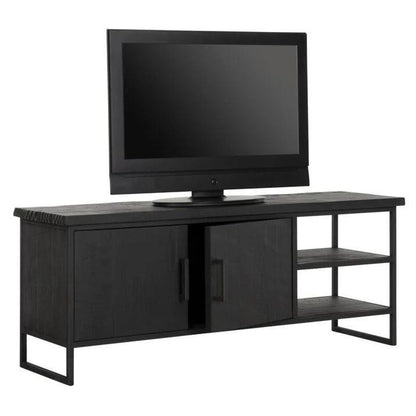 DTP Home Timeless Black TV Meubel Beam No.2 Small 140cm - TV meubel - DTP Home - livinglovely.nl
