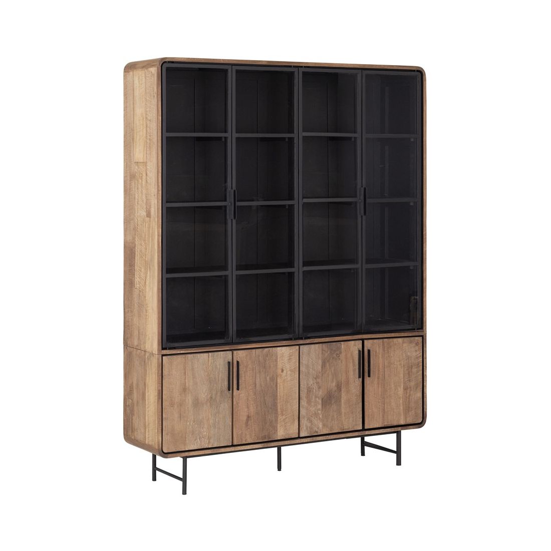 DTP Home Vitrinenschrank Evo Large 2x4 Türen