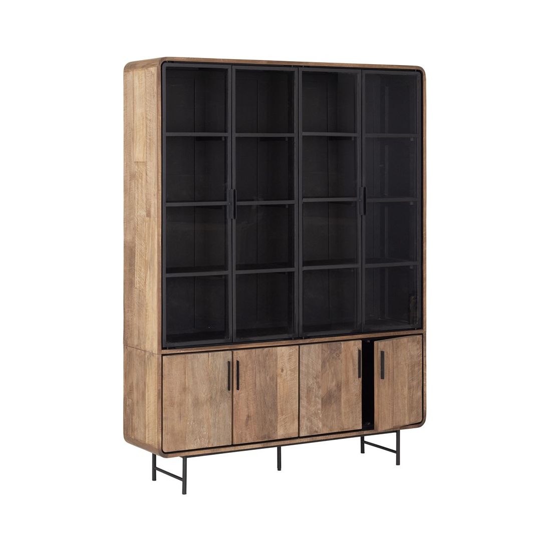 DTP Home Vitrinenschrank Evo Large 2x4 Türen