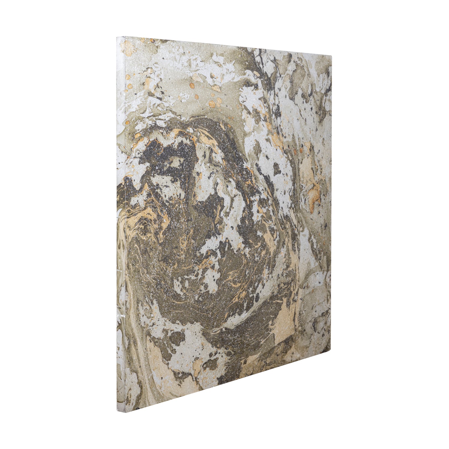 Eaven Green Marble Look Glass Mozaic Wall Panel 90x90cm PTMD - Wandpaneel - PTMD - livinglovely.nl