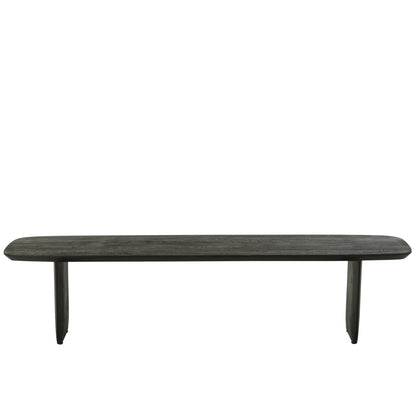 Eetkamerbank Acaciahout Zwart 190cm J-Line