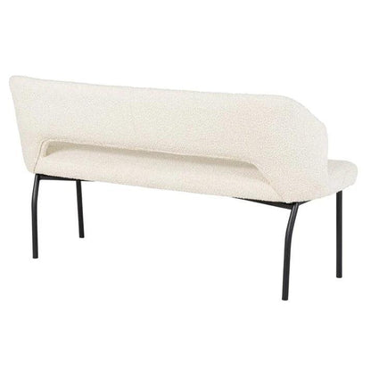 Eetkamerbank Bloom naturel poten detail MUST Living