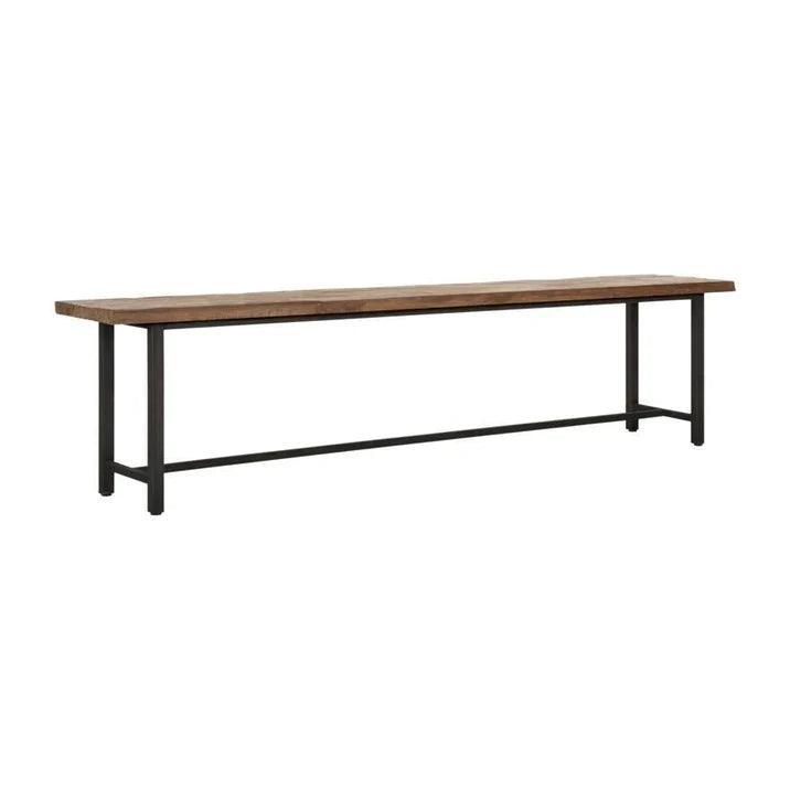 Naturel teakhouten eetbank 165cm Timeless collectie DTP Home