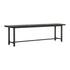 Eetkamerbank Timeless Black Beam teakhout zwart 190cm DTP Home