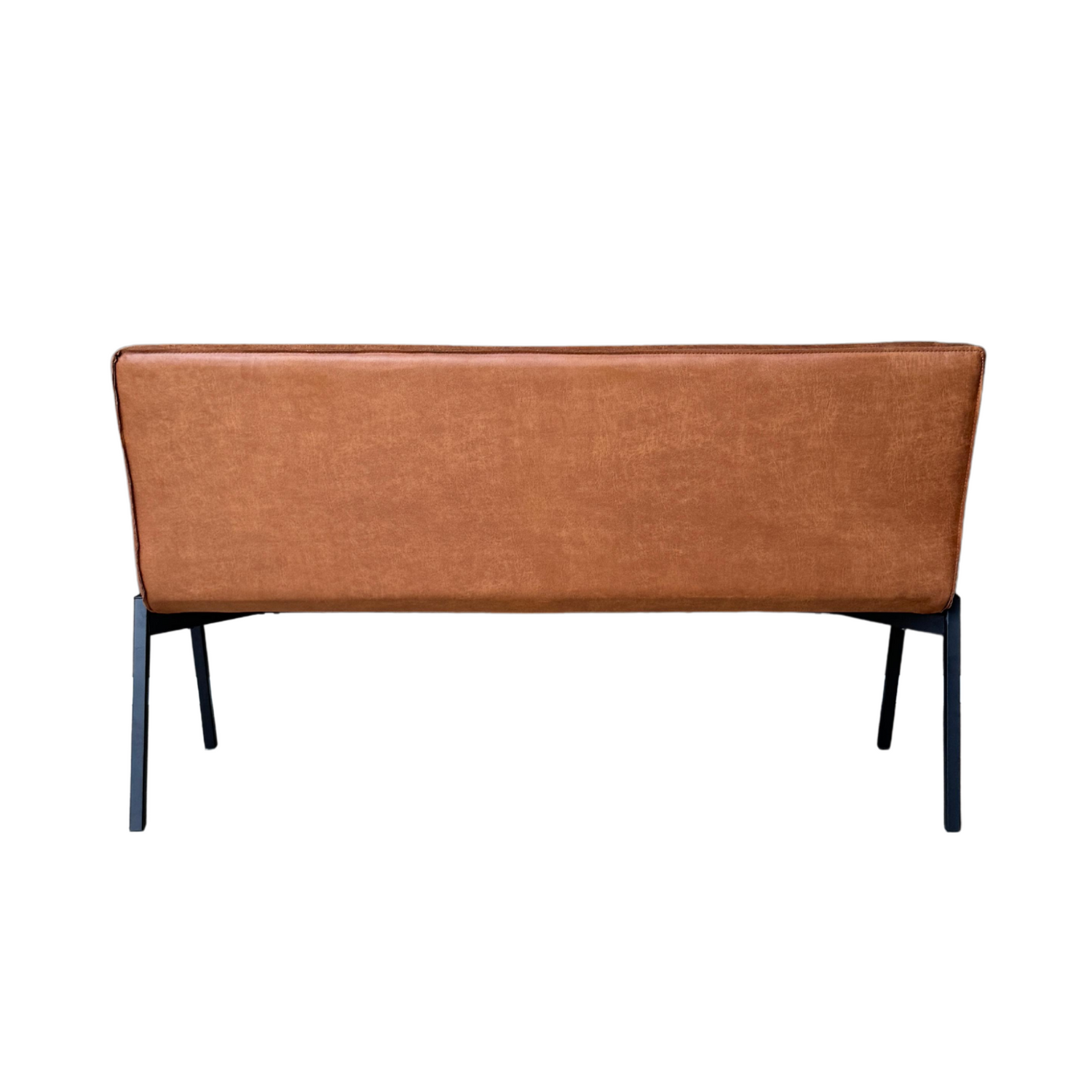 Eetkamerbank Tivoli van Starfurn in cognac met zithoogte van 47,5 cm