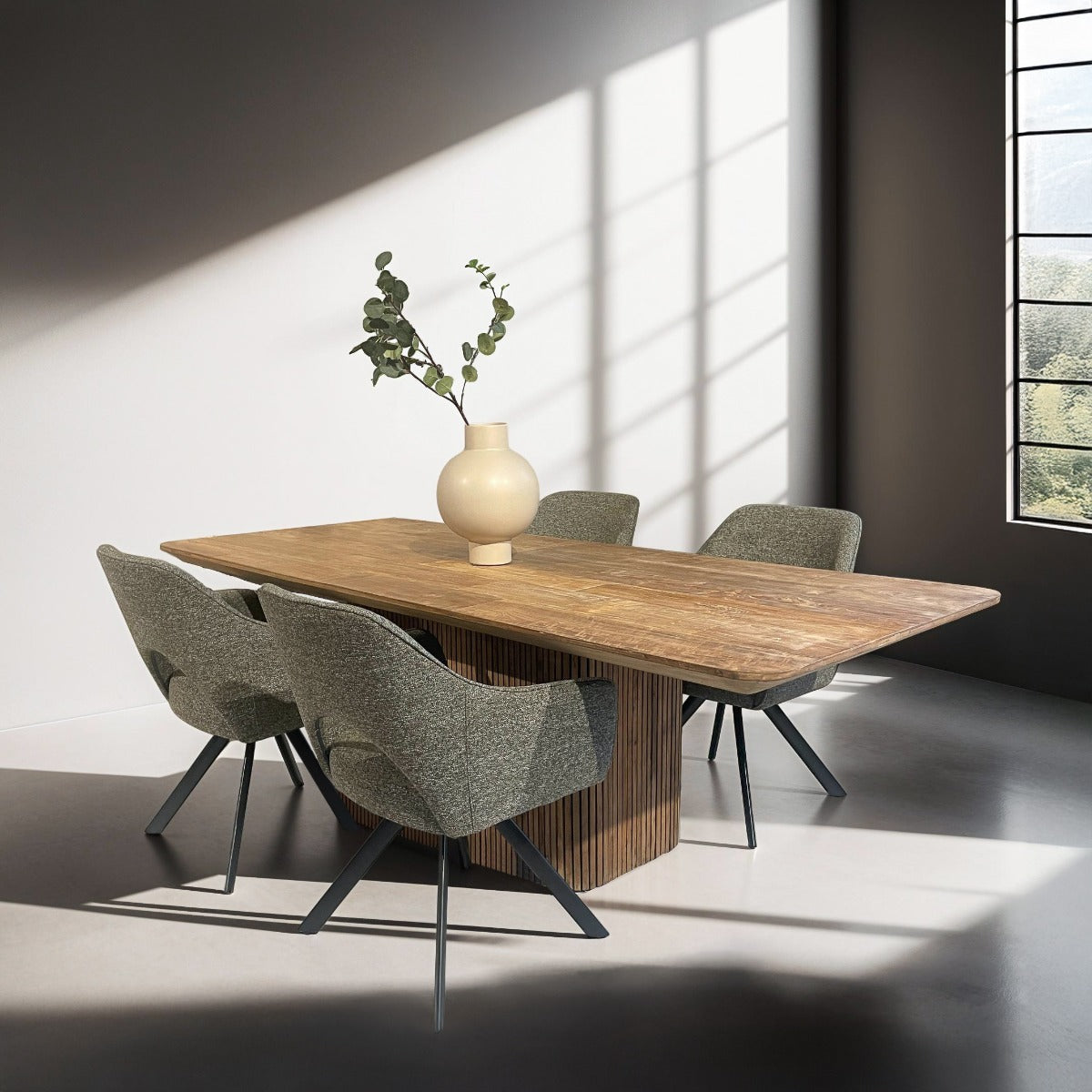 Livingfurn Helen eetkamerstoel Turtle, set van twee