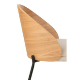 Eetkamerstoel Lone Multiplex Metaal Naturel/Beige J-Line