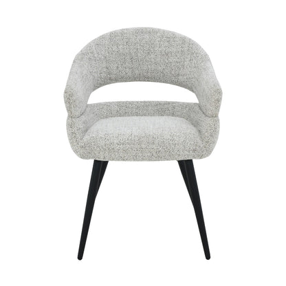 Megan eetkamerstoel van Livingfurn in bisque oasis